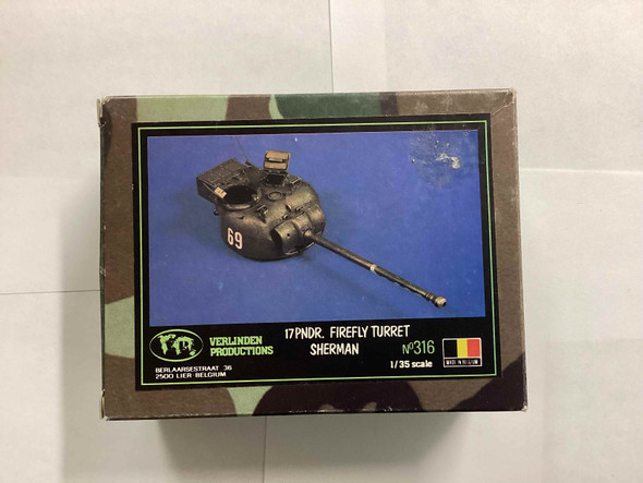 VER316  Verlinden 1/35  17 Pounder Firefly Turret  PREOWNED118596