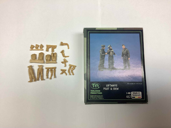 VER467 - Verlinden 1/48  Luftwaffe Pilot & Crew