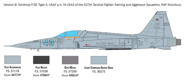 ITA2827 - Italeri 1/48 F-5E TIGER II