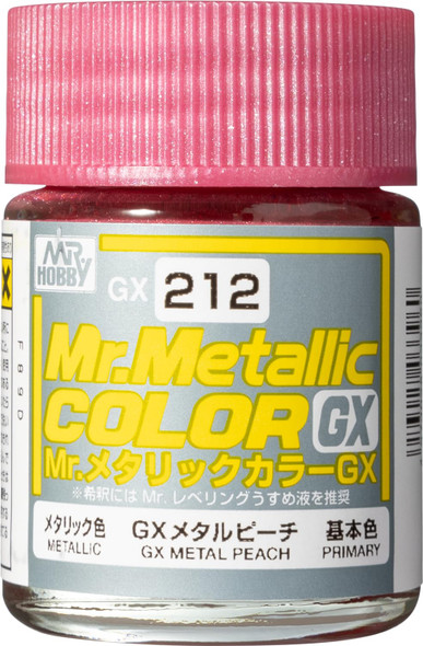 MRHGX212 - Mr. Hobby - Mr. Color GX 212 GX Metal Peach 18ml