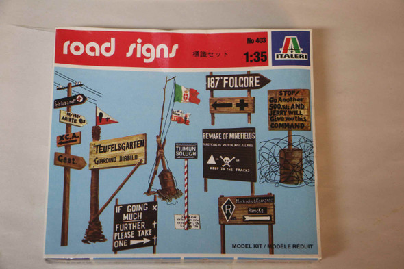 ITA403 - Italeri 1/35 Road Signs