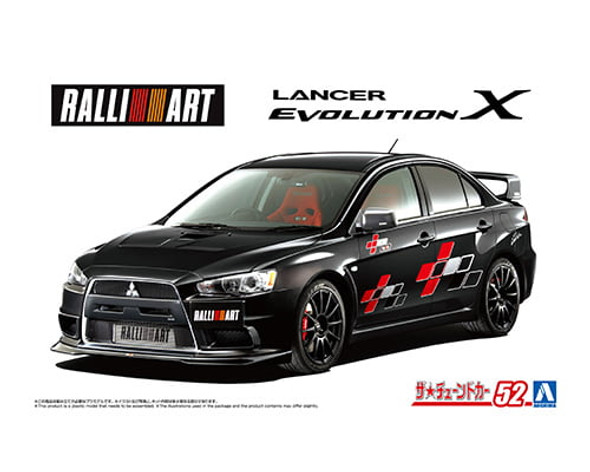 AOS05987 - Aoshima 1/24 Ralliart CZ4A Lancer Evolution X '07 Mitsubishi