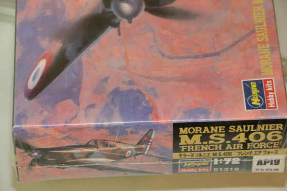 HAS51319 - Hasegawa 1/72 Morane Saulnier M.S.406 French AF (AP19) - PREOWNED117566