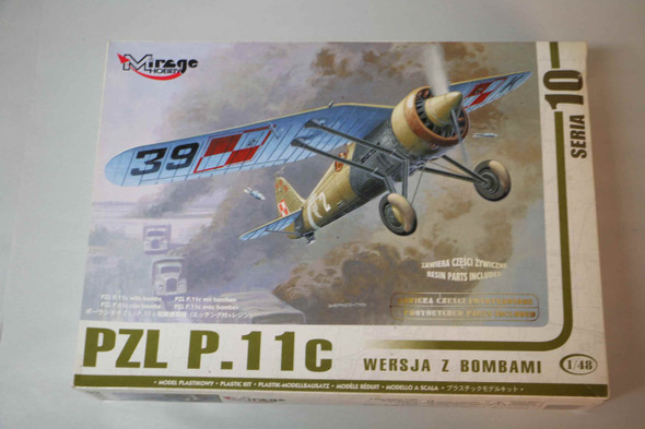 MIR48102 - Mirage Hobby 1/48 PZL P.11C with Bombs - PREOWNED117569