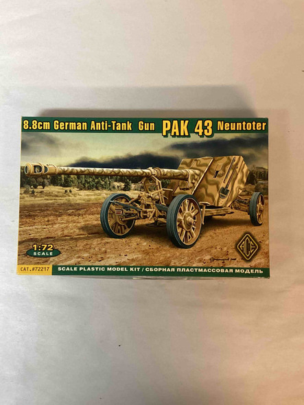 ACE72217 - ACE 1/72 PAK 43 88mm Neuntoter Anti-Tank Gun - PREOWNED118719