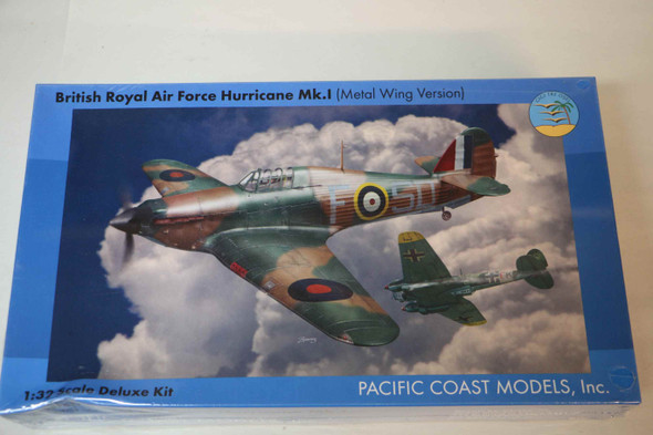 PCM32012 - Pacific Coast Models 1/32 RAF Hurricane Mk.I (Metal Wing ver) - PREOWNED117640