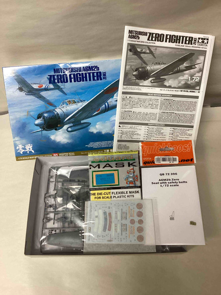 TAM60780 - Tamiya 1/72 Mitsubishi A6M2b Zero 'Zeke' - PREOWNED117660