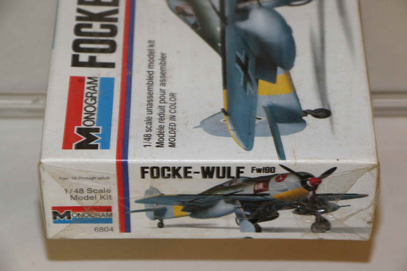 MON6804 - Monogram 1/48 Fw 190 Focke-Wulf  PREOWNED118838