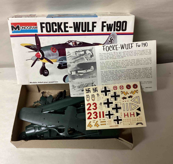 MON6804 - Monogram 1/48 Fw 190 Focke-Wulf  - PREOWNED118838