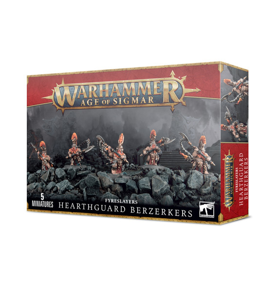 GAM84-24 - Games Workshop Age of Sigmar Fyreslayers Hearthguard Berzerkers