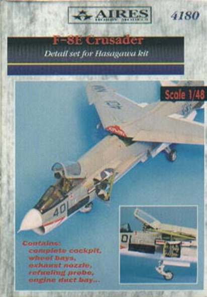 ARS4180- Aires 1/48   F-8E Crusader Detail Set  PREOWNED118957