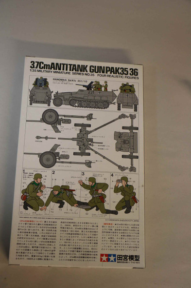 TAM35035 - Tamiya - 1/35 3.7cm Antitank Gun (PaK 35/36)  PREOWNED118926