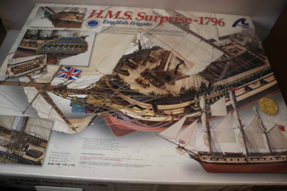 ART22910 - Artesania Latina 1/48  English frigate H.M.S. Surprise - 1796 PREOWNED119011 ART22910 - Artesania Latina 1/48  English frigate H.M.S. Surprise - 1796 PREOWNED119011