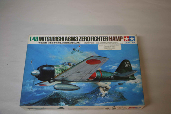 TAMMA125 - Tamiya 1/48 Mitsubishi A6M3 Zero Fighter Hamp  PREOWNED119066