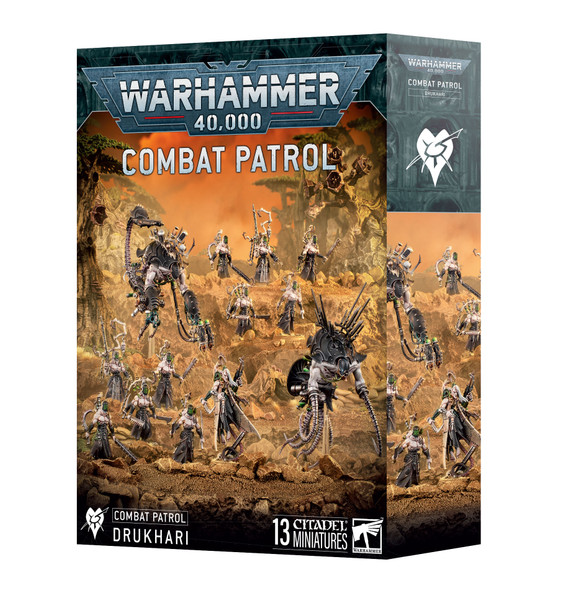 GAM73-452 - Games Workshop Warhammer 40K Drukhari Combat Patrol