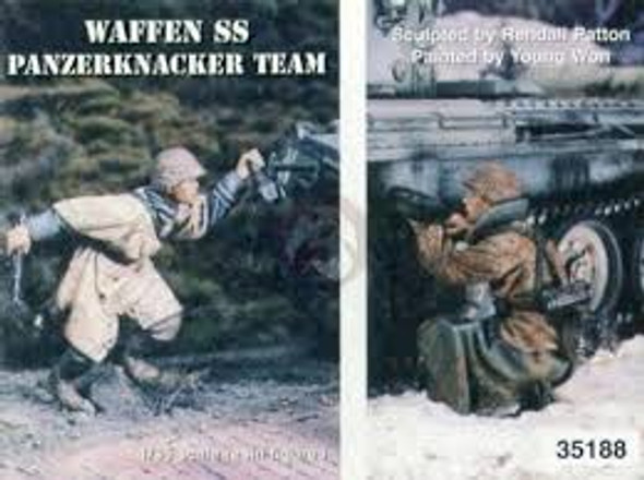 SQU35188 - Squadron Warriors 1/35   German Waffen SS Panzerknacker Team WW2 kit Resin NIB