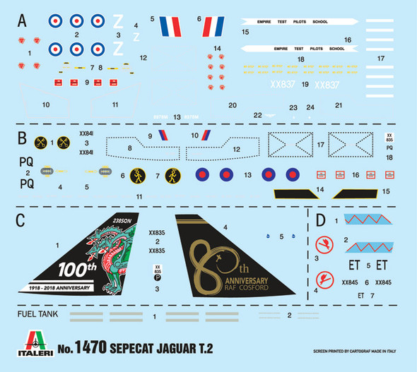 ITA1470 - Italeri 1/72 SEPECAT JAGUAR T.2