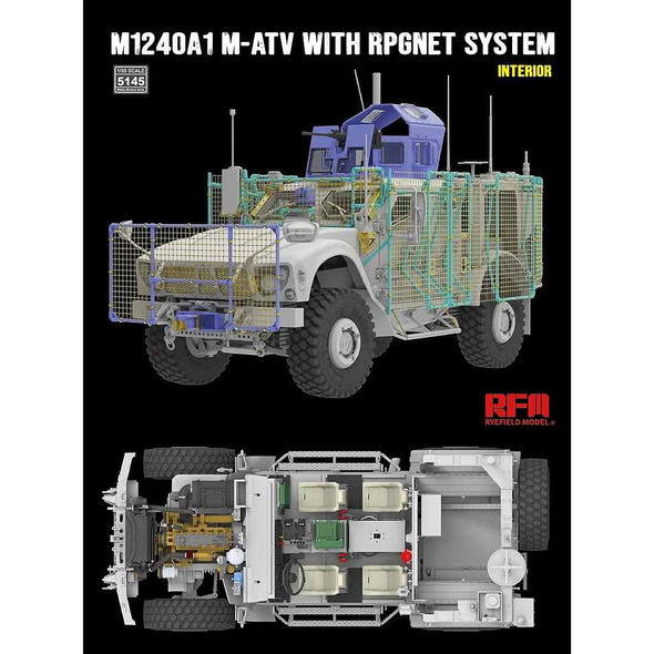 RYE5145 - Rye Field Model - 1/35 M1240A1 MATV with RPGNet System