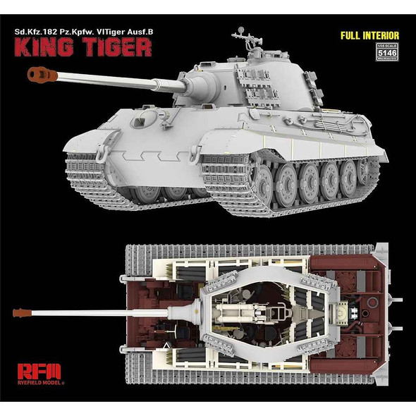 BAN35427 - Bandai 1/48 King Tiger Sd.Kfz.182 WWWEB10107210
