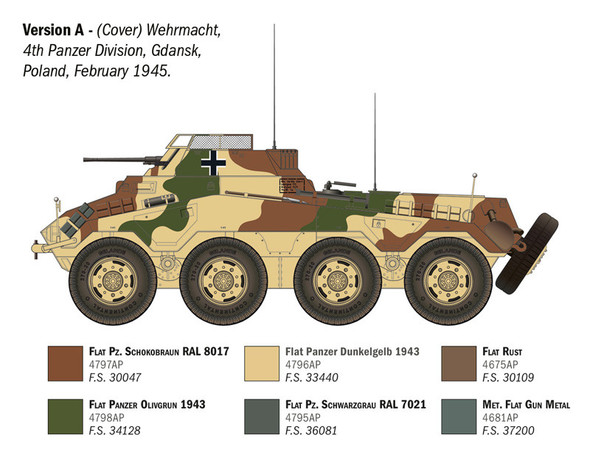 ITA6757 - Italeri 1/35 Sd.Kfz.234/1