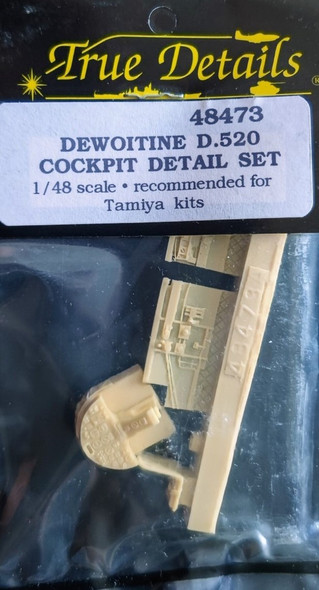 TRU48473 - True Details 1/48  Cockpit detail set Dewoitine D.520