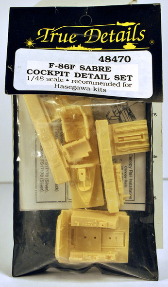 TRU48470 - True Details 1/48  F-86F Sabre Cockpit Set