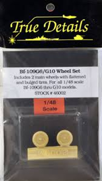 TRU46002 - True Detail 1/48   Bf-109G6 - G10 Wheel Set