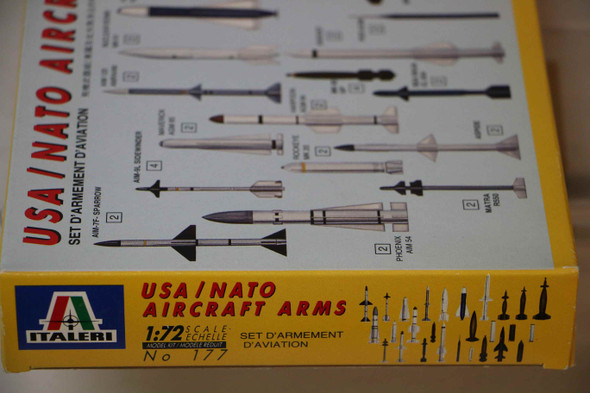 ITA177 - Italeri 1/72 USA/NATO Aircraft Arms ITA177 - Italeri 1/72 USA/NATO Aircraft Arms