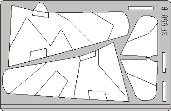 EDUXF550 - Eduard Models 1/48 Express Mask ME262A camo scheme A