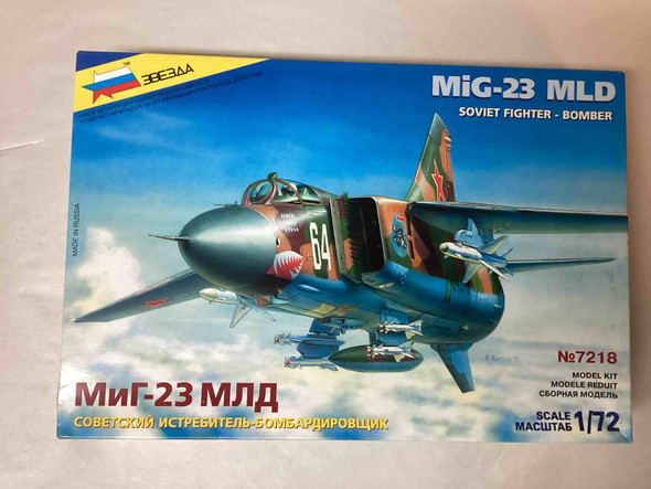 ZVE7218 - Zvezda 1/72 Mig-23 MLD Soviet Fighter Bomber - WWHP119289