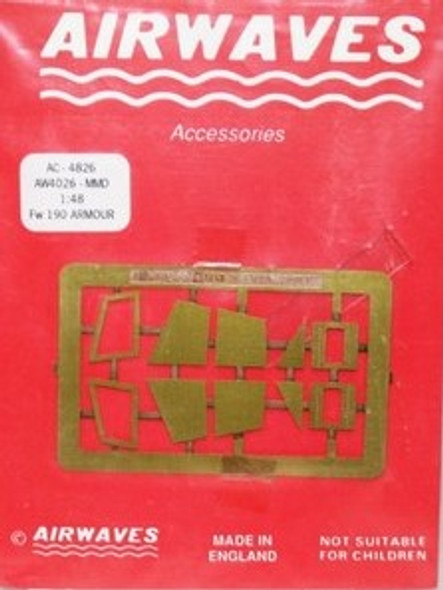 ARWAC4826 - Airwaves 1/48 MMD Fw 190 Armour  Photo Etch Set