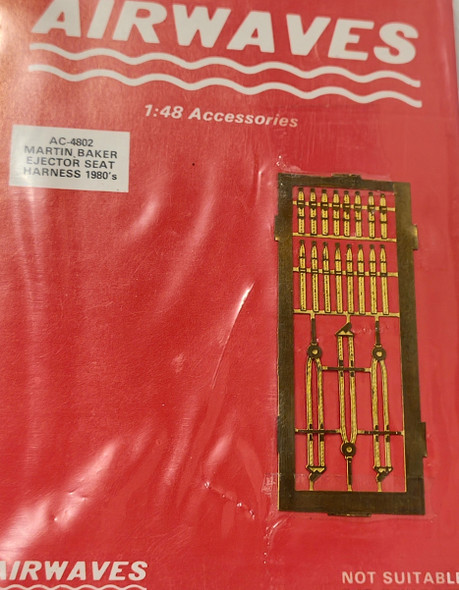 ARWAC4802 - Airwaves 1/48 MB Ejector Seat Harness - 1980s ARWAC4802 - Airwaves 1/48 MB Ejector Seat Harness - 1980s