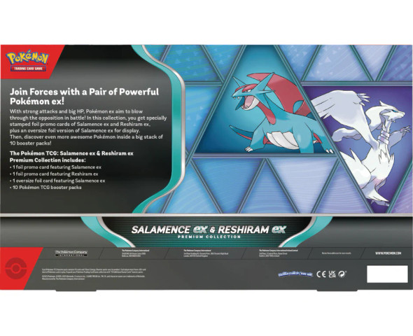 Pokemon Salamance EX & Reshiram EX Premium Collection Pokemon Salamance EX & Reshiram EX Premium Collection