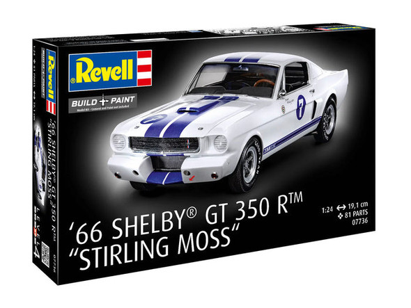 RAG07736- Revell 1/24 1966 Shelby GT 350 R "Stirling Moss" RAG07736- Revell 1/24 1966 Shelby GT 350 R "Stirling Moss"