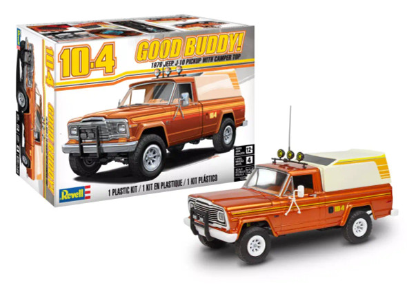 RMX85-4568 - Revell 1/25 Jeep J-10 Pickup with Camper Top RMX85-4568 - Revell 1/25 Jeep J-10 Pickup with Camper Top