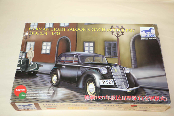 BROCB35054 - Bronco 1/35 German Light Saloon Coach Model 1937  WWHP119459