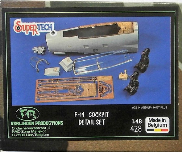 VER428 - Verlinden 1/48  F-14 Tomcat Cockpit Set  WWHP119495