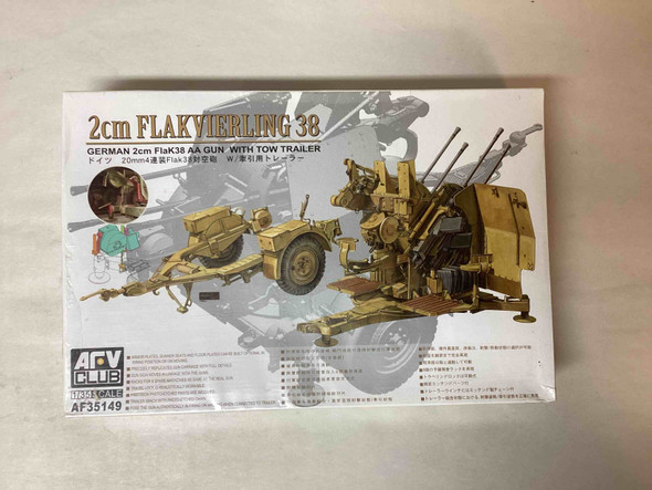 AFVAF35149 - AFV Club - 1/35 2cm Flakvierkling 38 w/trailer - WWHP119765