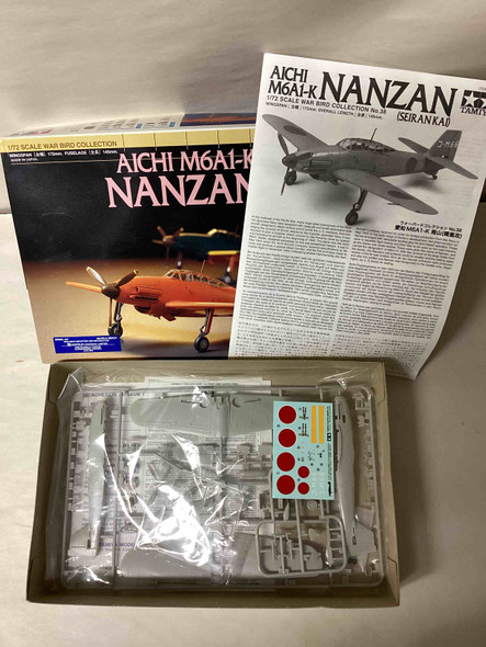 TAM60738 - Tamiya 1/72 AICHI M6A1-K NANZAN (Seiran Kai) - WWHP119854