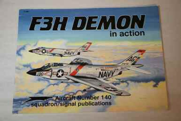 SQU1140 - Squadron F3H Demon In Action - Aircraft Number 140