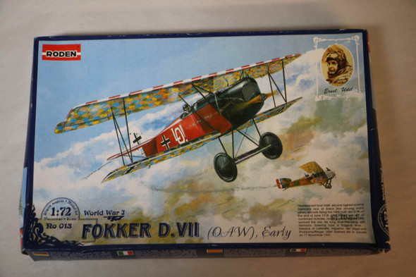 ROD013 - Roden 1/72 Fokker D.VII (OAW) - Ernst Udet  WWHP119911