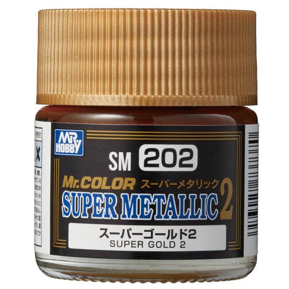 MRHSM202 - Mr. Hobby Super Metallic Super Gold 2
