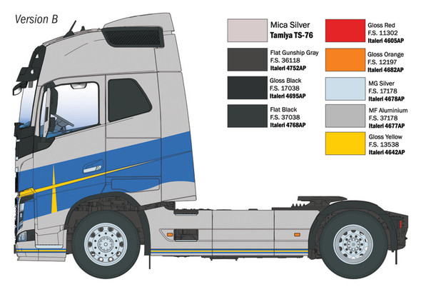 ITA3931 - Italeri 1/24 Volvo FH16 XXL Viking - Wheels & Wings Hobbies