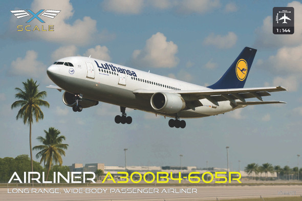 XSC144011 - X Scale Models 1/144 Airbus A300B4-605 Lufthansa