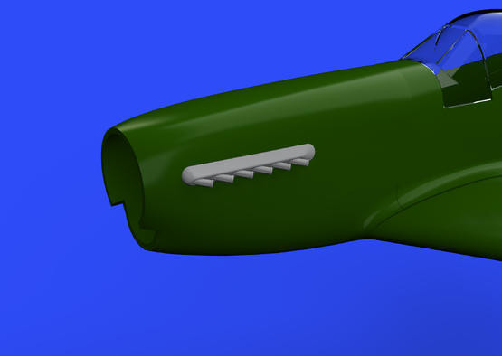 EDU648344 - Eduard Brassin 1/48 P-51D exhaust stacks w/ fairing