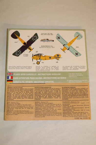 AIR01010-0 - Airfix 1/72 Albatros DVa WWHP119981