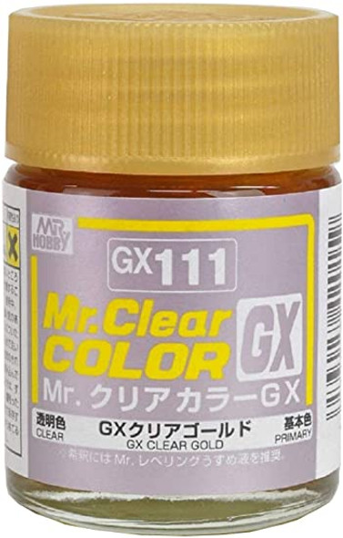 MRHGX111 - Mr. Hobby GX Clear Gold