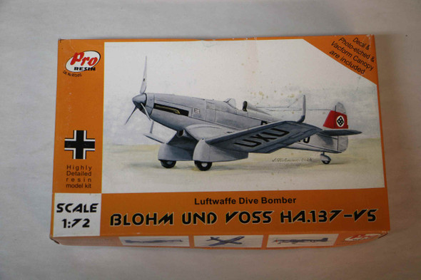 PRSR72-012 - Pro Resin 1/72 Blohm und Voss Ha.137-V5 WWHP110002