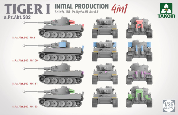 DRA6253 - Dragon - 1/35 Tiger I 3n1 Late Production Sd.Kfz.181