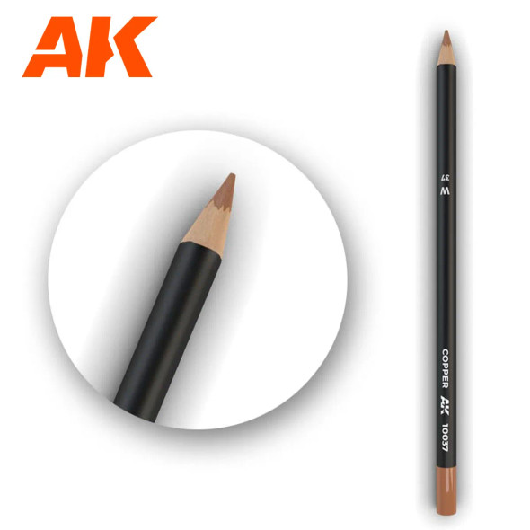AKIAK10037 - AK Interactive Weathering Pencil for Modelling - Copper